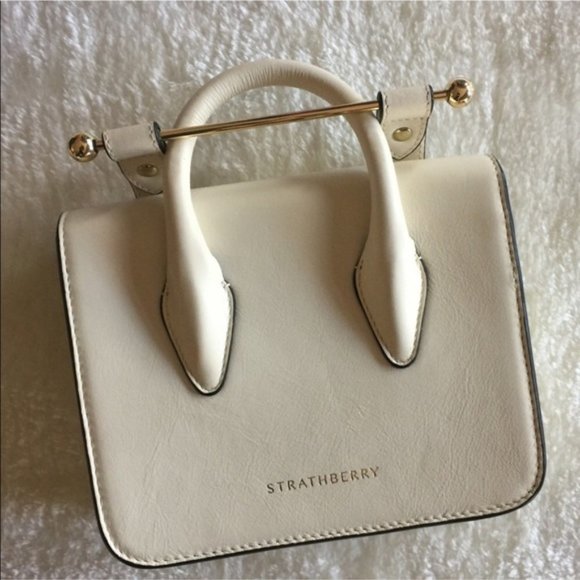 strathberry Handbags - Strathberry bag - NWT - white mini purse